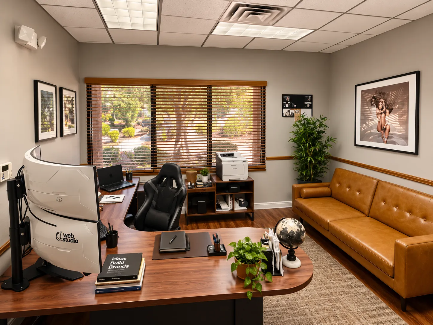 One of the offices at GC Web Studio